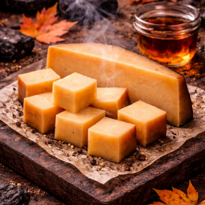 Cheddar vieilli fumé à l'érable