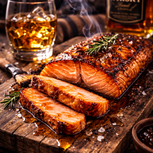 Saumon fumé à chaud au whisky